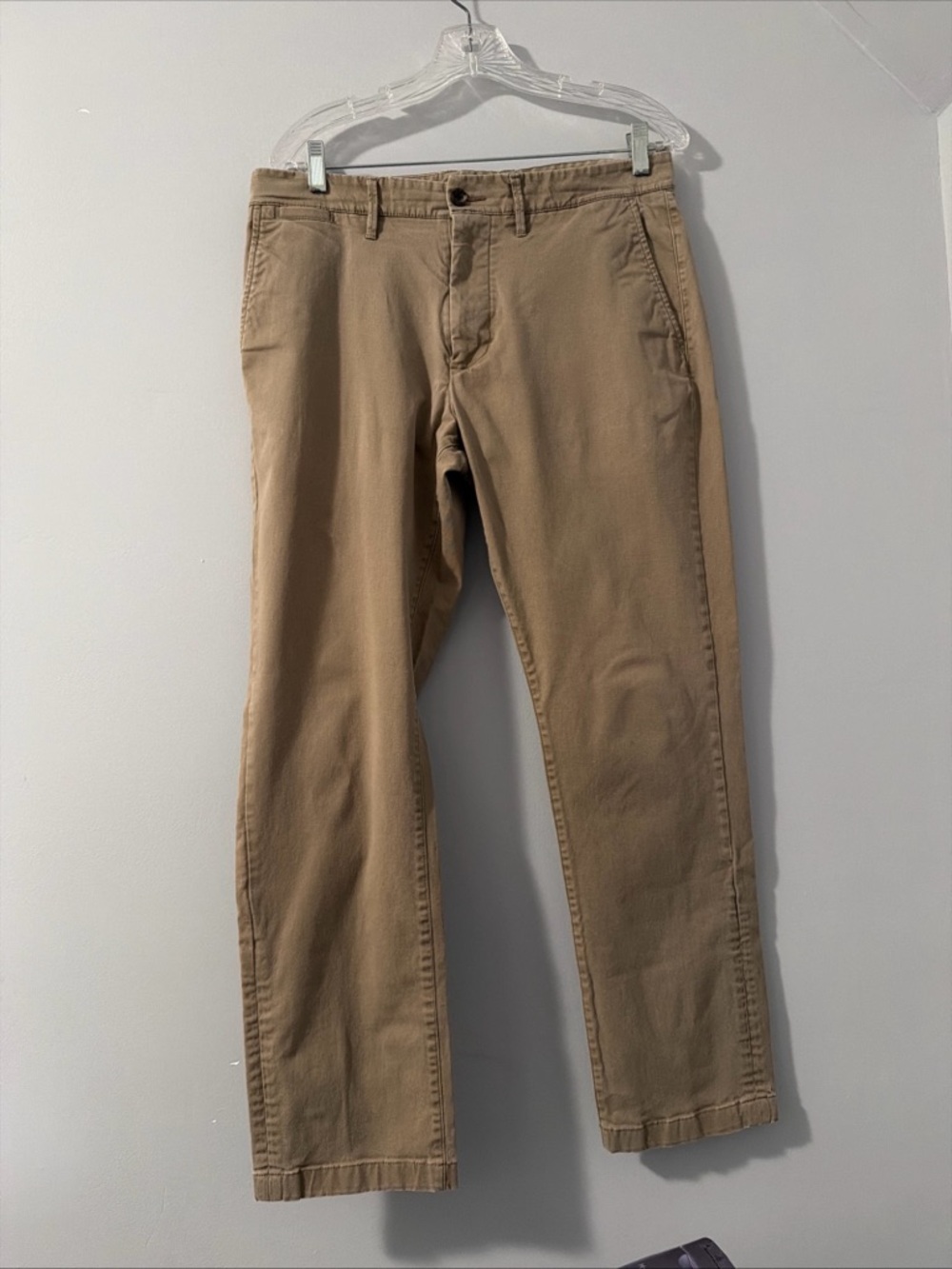Good Fellow & Co Men's Tan Chino Pants 33x30 Mid Rise